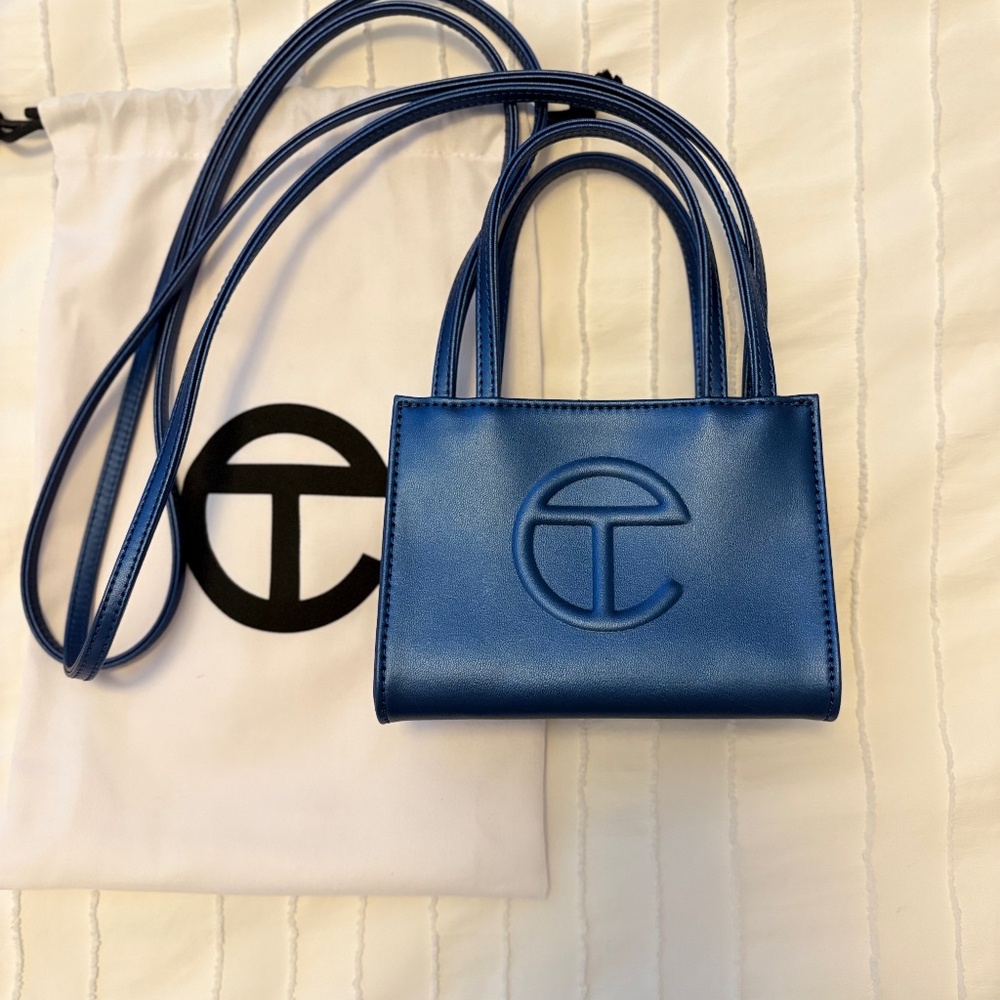 NEW Telfar Small Cobalt Shopping Bag